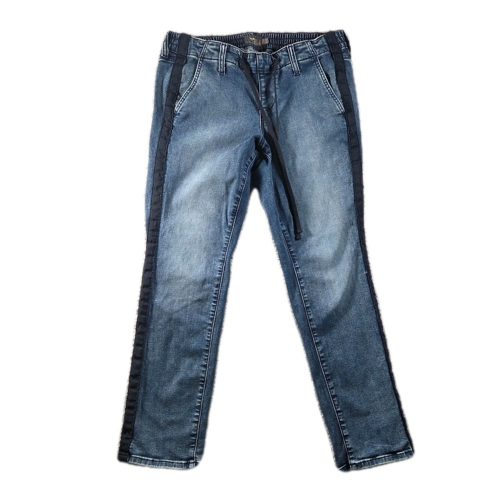 Torrid Pull On Boyfriend‎ Jean 00R Straight Super Soft Mid-Rise Drawstring